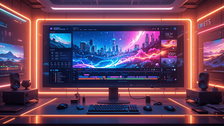 Transitions, Backgrounds, Overlays, LUTs