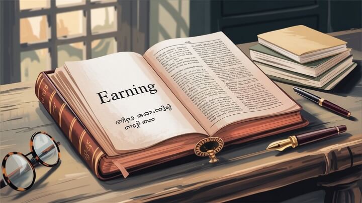 Earning Meaning In Malayalam